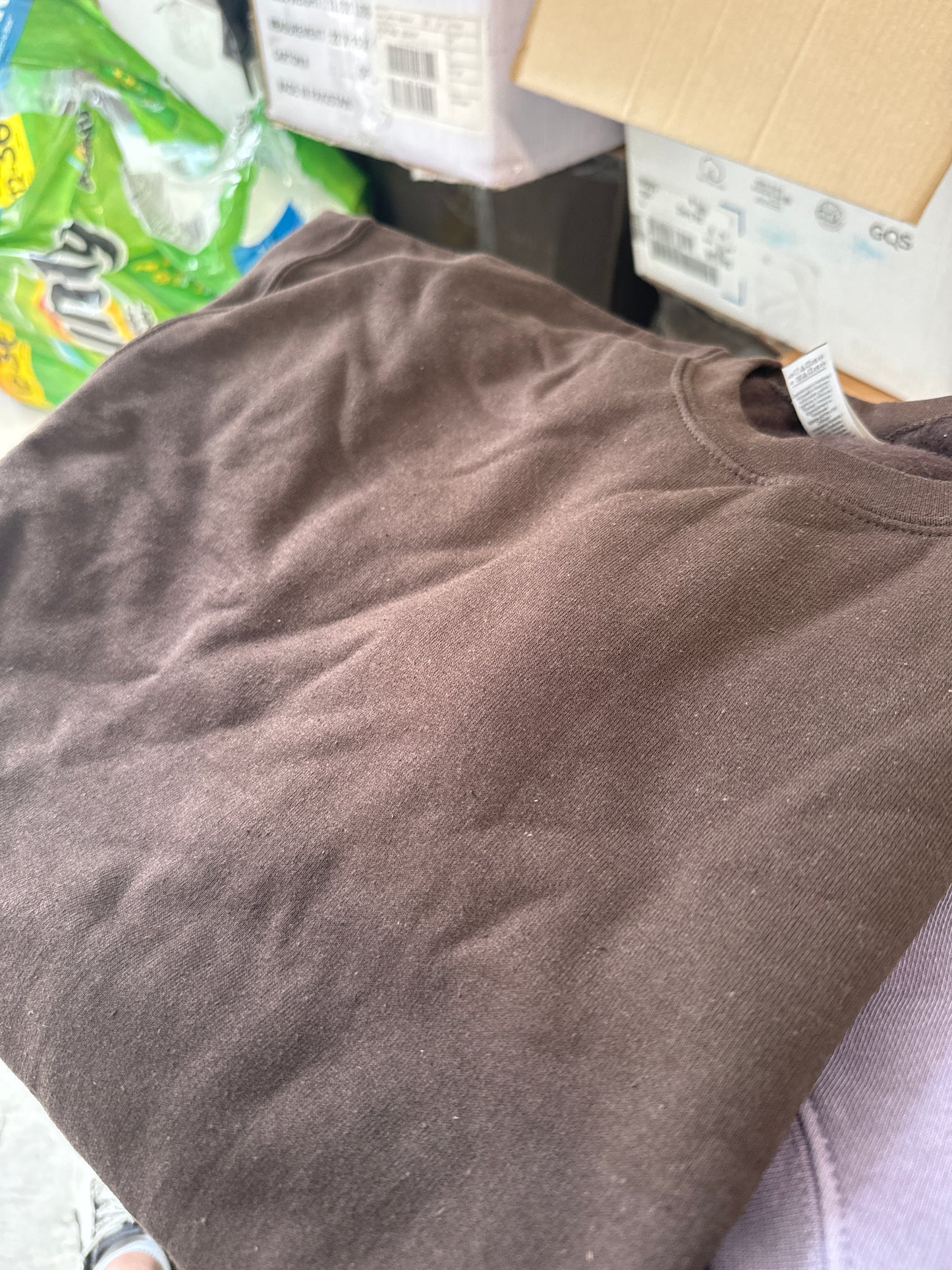 Large Brown Crewneck