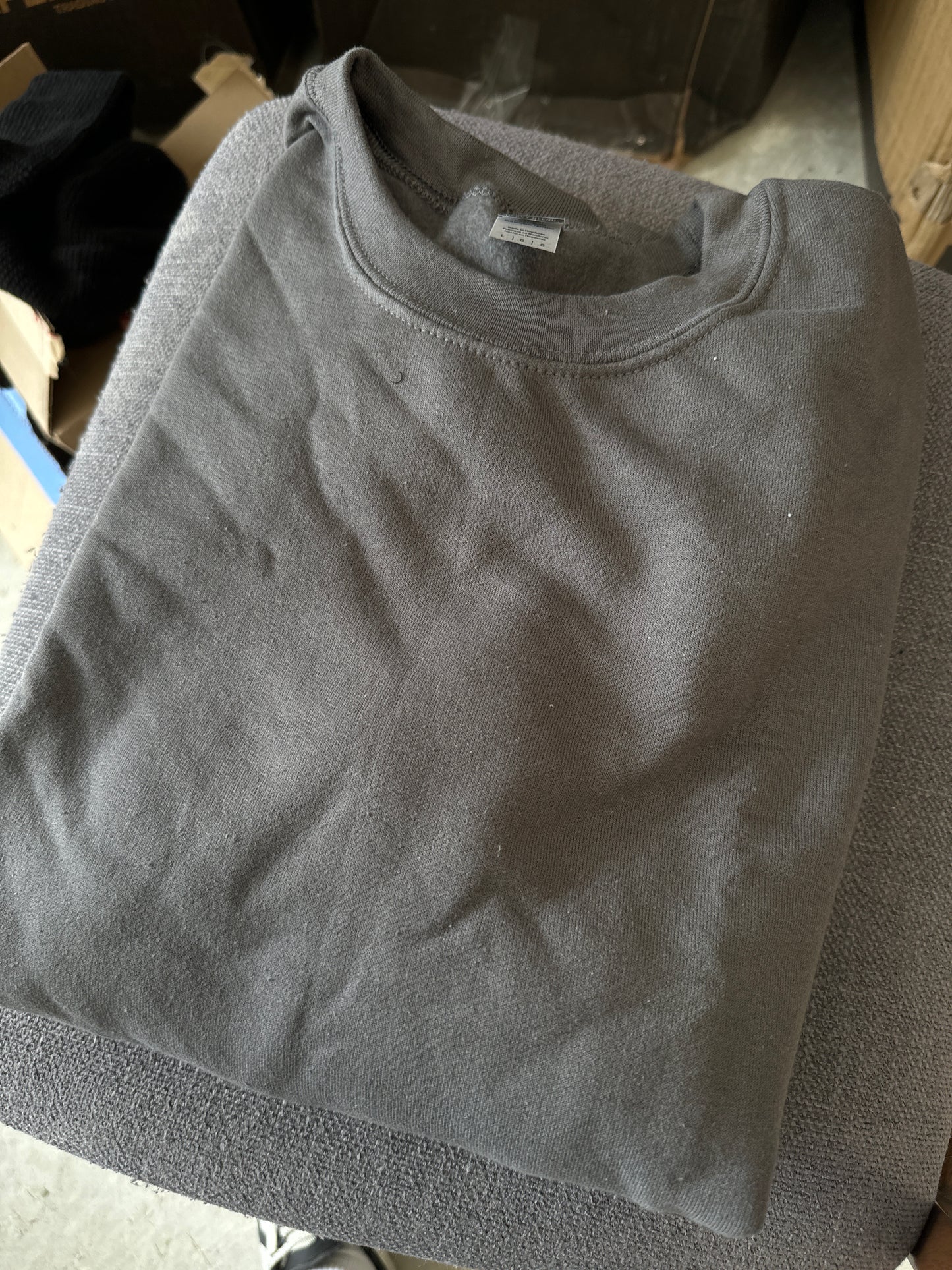 Large Charcoal Sweatshirt