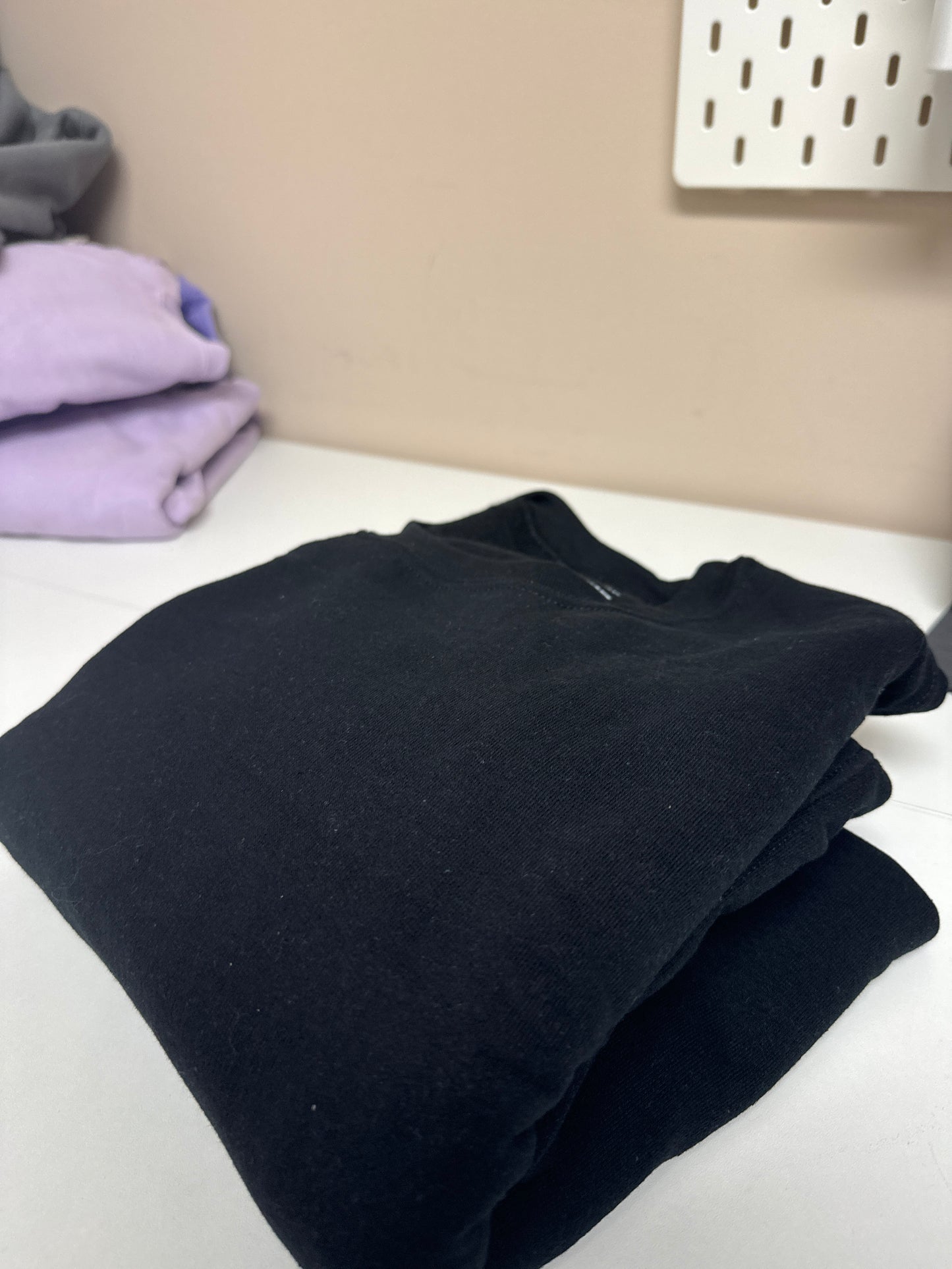 3X Black Crewneck