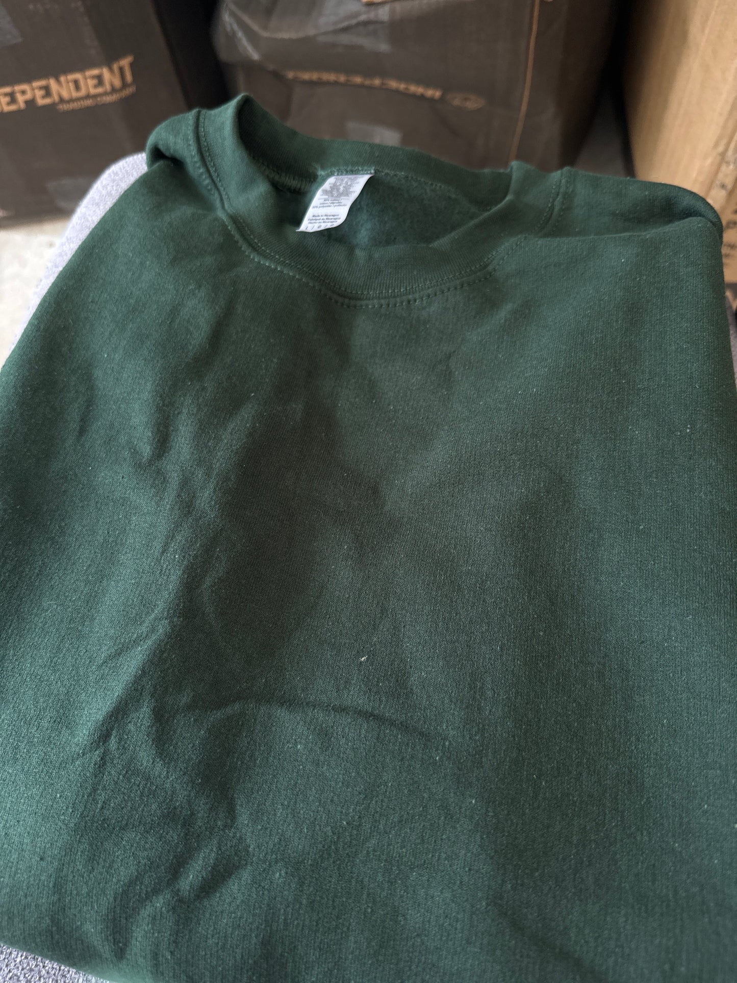 Large Forest Green Sweatshirt