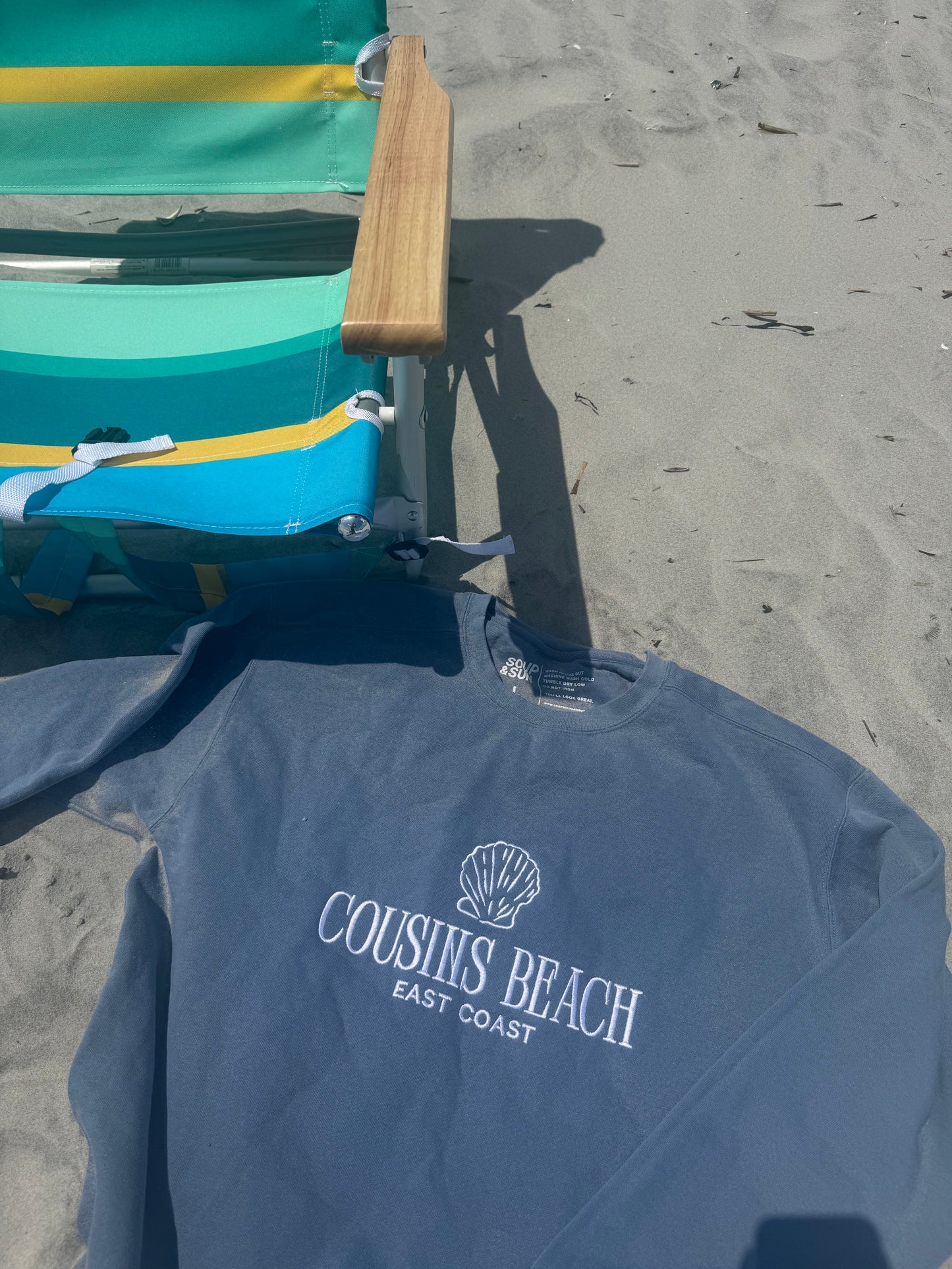Cousins - Embroidered Crewneck Sweatshirt