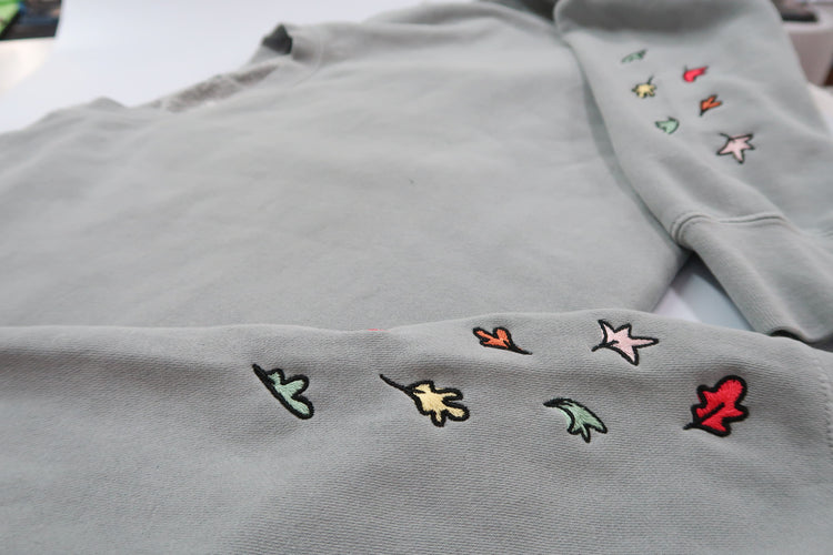 Leaves - Embroidered Sleeves *ONLY*