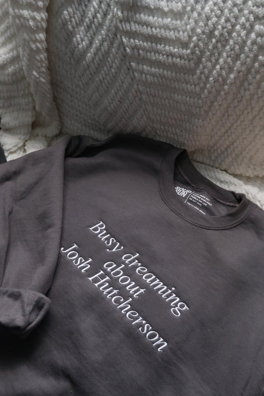 Josh Hutcherson - Embroidered Crewneck Sweatshirt