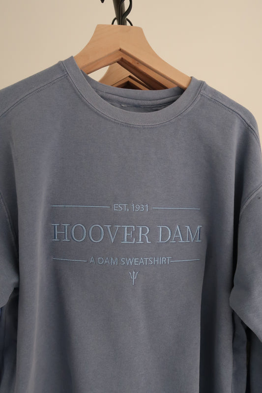 Hoover Dam - Embroidered Crewneck Sweatshirt