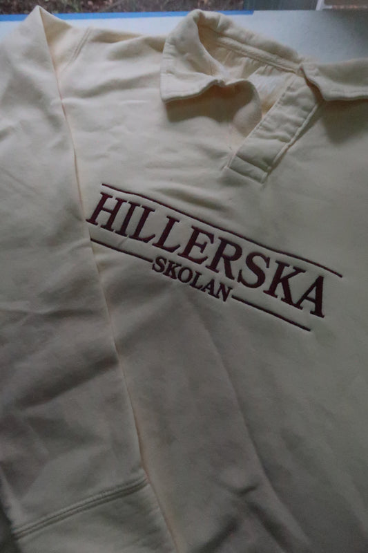 Hillerska - Embroidered Polo Sweatshirt