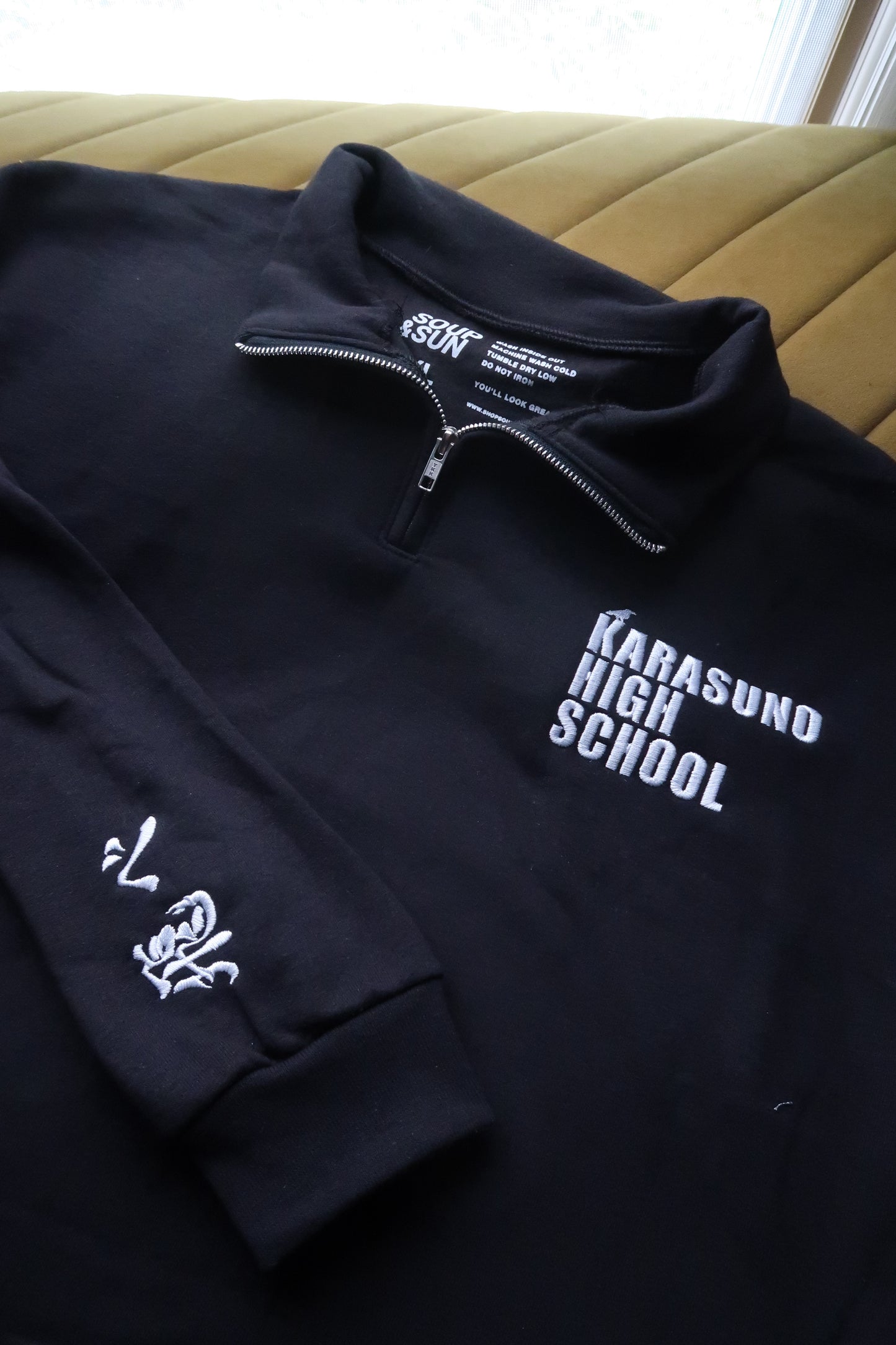 High School - Embroidered Quarter-zip