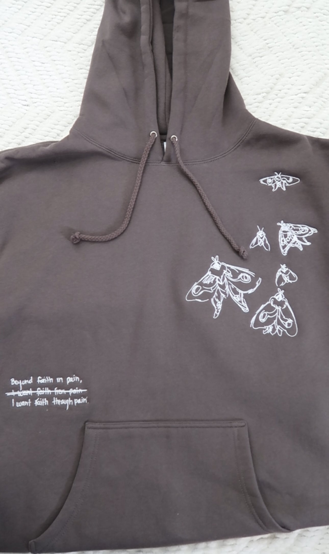 Ellie's Journal - Moth - Embroidered Hoodie