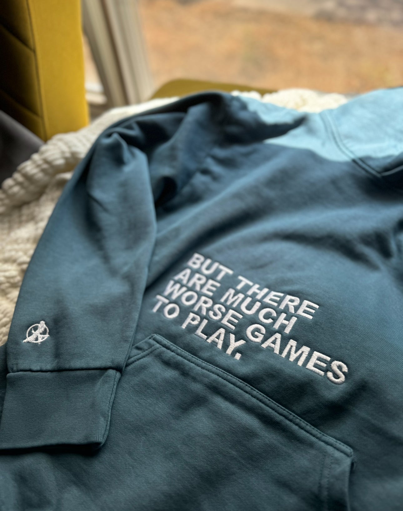 Worse Games - Embroidered Hoodie