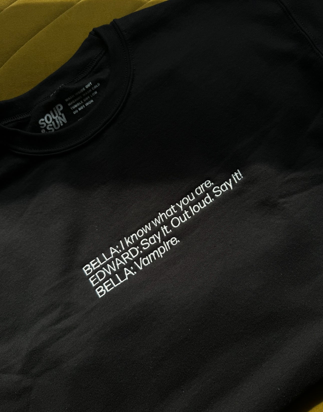 Vampire - Embroidered Crewneck Sweatshirt