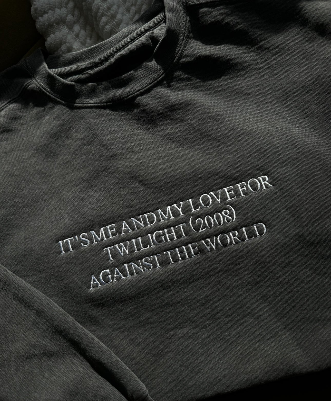 Against the World - *POPULAR REQUESTS* Embroidered Crewneck Sweatshirt