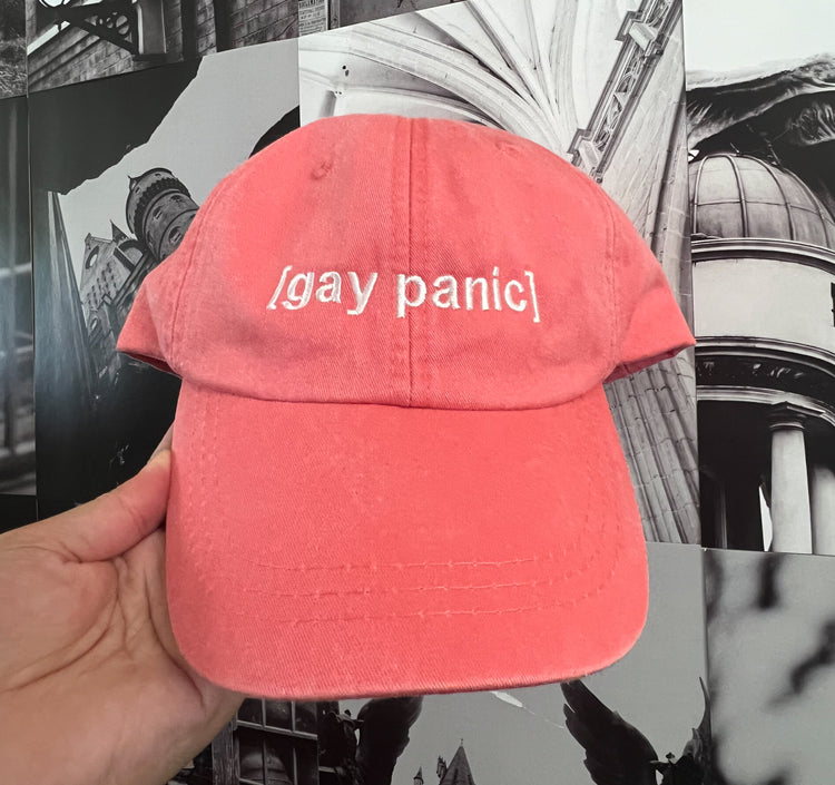 [gay panic] - Embroidered Hat