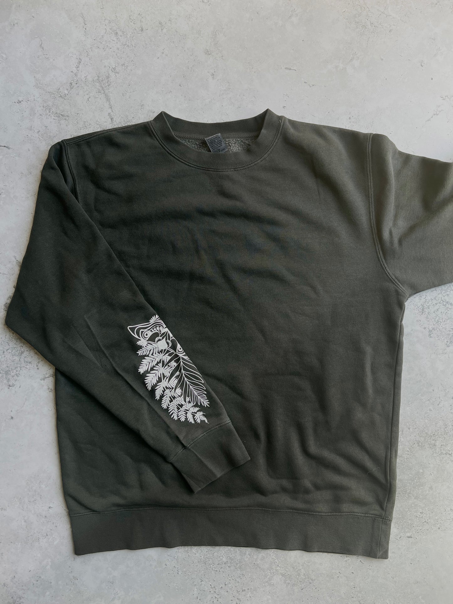 Ellie's Tattoo Sleeve w/o Chest Design - Crewneck Sweatshirt
