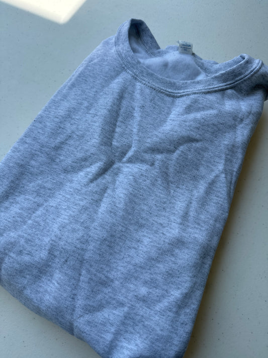 Medium Light Gray Crewneck Sweatshirt