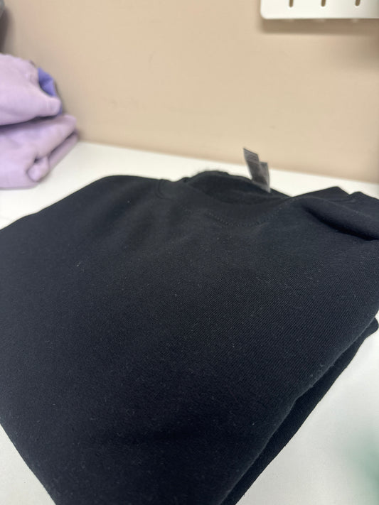 5X Black Crewneck