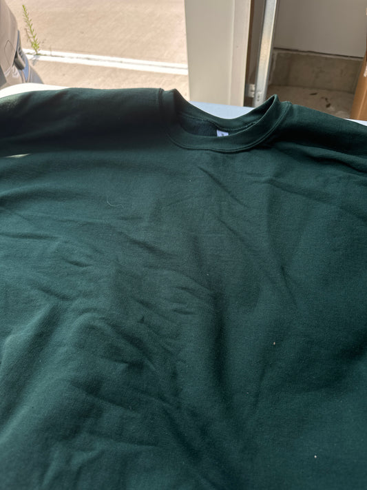 5X Forest Green Crewneck Sweatshirt