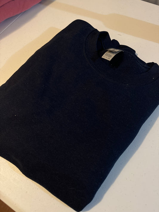 Small Navy Blue Crewneck Sweatshirt