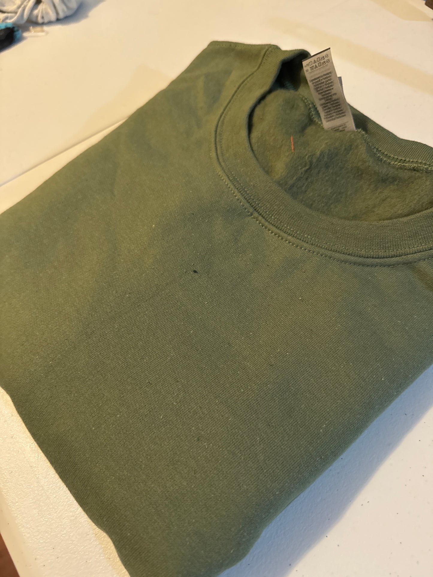 Medium Sage Crewneck Sweatshirt