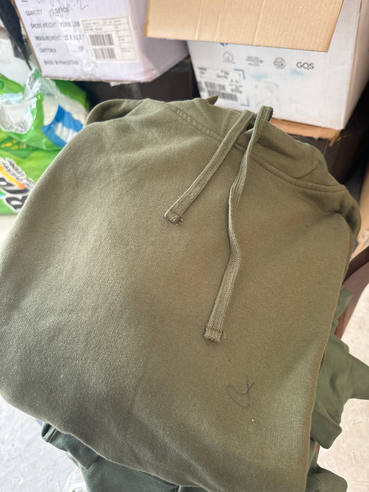 4X Olive Green Hoodie