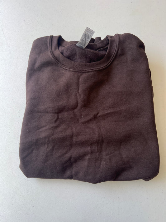 Small Brown Crewneck