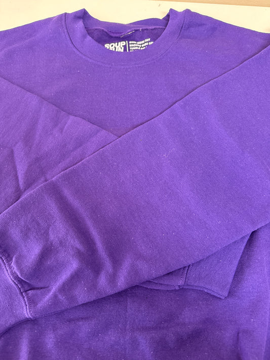 Medium Purple Crewneck Sweatshirt