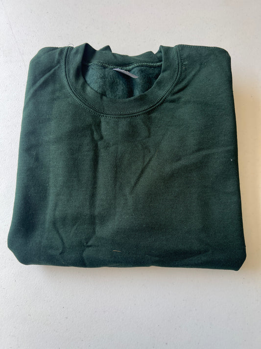 Small Forest Green Crewneck