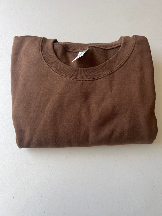 5X Brown Crewneck