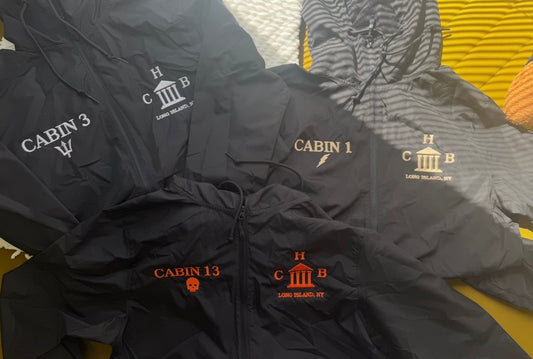 CHB - Embroidered Lightweight Windbreaker Jacket