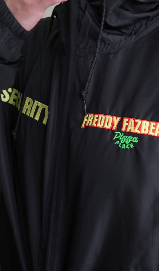Freddy Security - Embroidered Lightweight Windbreaker Jacket