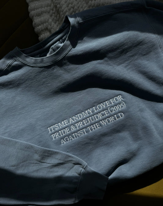 Against the World - *POPULAR REQUESTS* Embroidered Crewneck Sweatshirt