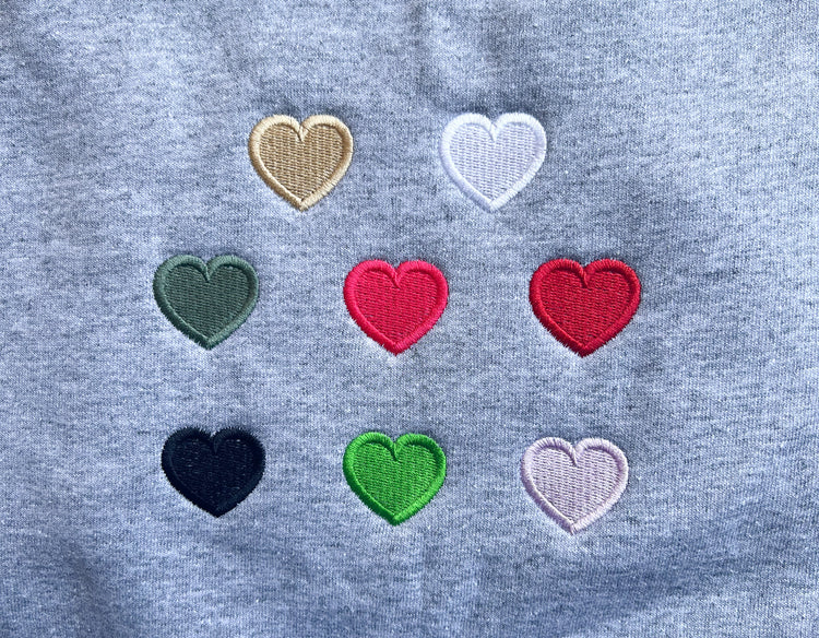 I hope ___ is having a good day - *PERSONALIZED* Embroidered Crewneck Sweatshirt