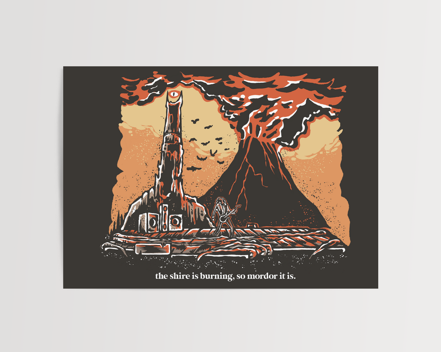 LOTR x Eddie - Poster